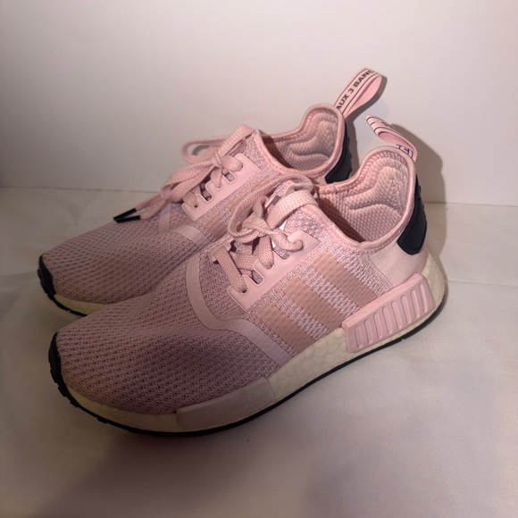 Adidas Light Pink and Navy Sneakers - Picture 5 of 6